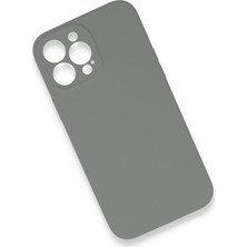 Bezos iPhone 13 Pro Max Kılıf Lansman Legant Silikon - Gri