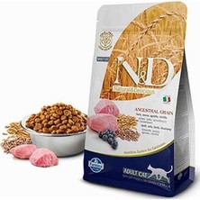 Bezos N&d Ancestral Grain Kuzulu Yaban Mersinli Düşük Tahıllı Yetişkin Kedi Maması 1,5 kg