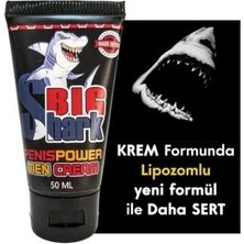 Bezos Big Shark Asimox Power Men Cream 50 Ml/lıpozomlu Formül ile Daha Sert