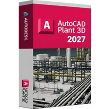 Autodesk Autocad Plant 3D 2027 - 3 Yıl Full Sürüm