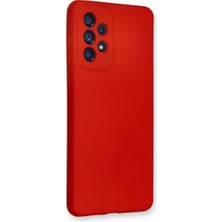 Bezos Galaxy A73 5g Kılıf Nano Içi Kadife Silikon - Kırmızı