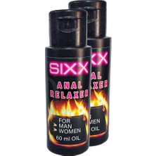 Bezos Sıxx Oil For Analreıaxoil 2 Adet Bay Bayan Yağ 60 ml
