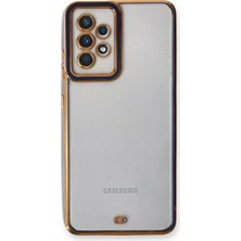 Bezos Galaxy A73 5g Kılıf Liva Lens Silikon - Mavi