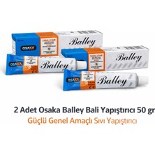 Bezos Osaka Balley Bali Yapıştırıcı 50 gr x 2 Adet Güçlü Genel Amaçlı Sıvı Yapıştırıcı