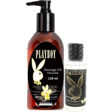 Bezos Playboy Aromaterapi Vanilya Massage Oil 120 ml + Jasmin Aromalı Massage Vücut Masaj Yağı 50 ml
