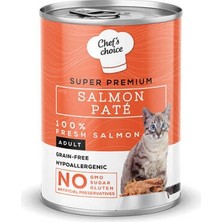 Bezos Pate Somonlu Tahılsız Yetişkin Kedi Konservesi 400 gr