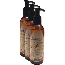 Bezos Hintohu Adam&eerkeklere Kadınlara Özel Sade Vücut Masaj Yağı Pure Edible Massage Oil 125ML 3 Adet