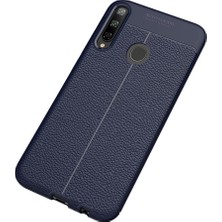 Bezos P40 Lite E Kılıf Auto Focus Kapak - Lacivert
