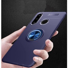 Bezos Y6P Kılıf Range Yüzüklü Silikon - Mavi