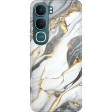 Senada Vivo Y31 5g (V2521) Kılıf Desenli Baskılı Tpu Rubber Kapak Silikon Arsos Mermer
