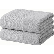 Elif Mira 2'li Büyük Boy Banyo Havlusu 90X150 cm %100 Pamuk Siena Collection 650 gr