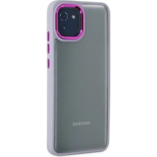 Etorva Store Samsung Galaxy A03 Kılıf Dora Kapak - Lila