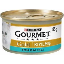 Bezos Kıyılmış Ton Balıklı Yetişkin Kedi Konservesi 6 Adet 85 gr