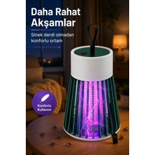Datatek Taşınabilir Mor Işıklı Sineksavar Lamba Koruyucu Gövdeli Pratik Kullanım Cihazı