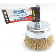 Bezos HA10145 Pimli Sarı Tel Çanak Fırça 50 mm