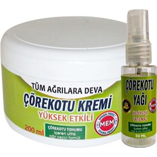Bezos Playboy Çörek Otlu Bakım Kremi CRK:005 200 ml Green Box Relax  Büyük Boy ile Yanında 30 ml Çörek Otu Yağı