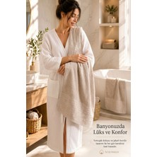 Elif Mira 2'li Büyük Boy Banyo Havlusu 90X150 cm %100 Pamuk Siena Collection 650 gr