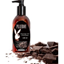 Bezos Playboy Chocolate Massage Oil 120 ml Çikolata Aromalı Vücut Masaj Yağ 2 Adet
