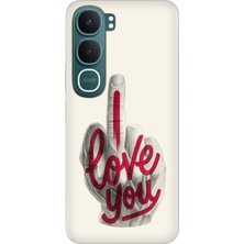 Senada Vivo Y31 5g (V2521) Kılıf Desenli Baskılı Tpu Rubber Kapak Silikon I Love You