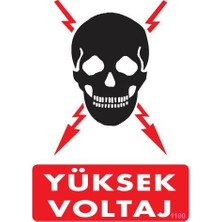 Bezos Yüksek Voltaj Uyarı Levhası 25X35 KOD:1100