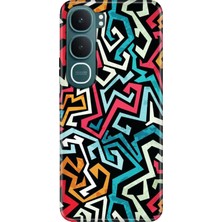 Senada Vivo Y31 5g (V2521) Kılıf Desenli Baskılı Tpu Rubber Kapak Silikon Graffiti