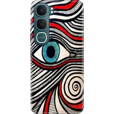 Senada Vivo Y31 5g (V2521) Kılıf Desenli Baskılı Tpu Rubber Kapak Silikon Karma Göz