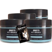 Bezos Süper Mens 4 Adet 100 ml SNMP20356 Erkek Yüz Cilt Kremi Antiwrinkle Smoothing Cream + Yanında Jel