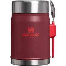 Stanley The Legendary Food Jar + Spork 0.4l / 14OZ Cranberry Yemek Termosu