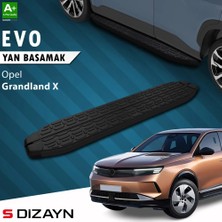 Drs Tuning S-Dizayn Opel Grandland 2 Hybrid Benzinli Evo Siyah Yan Basamak 193 cm 2024 Üzeri A+ Kalite