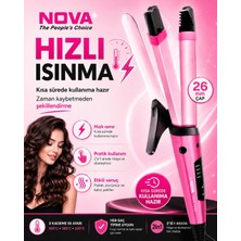 2’si 1 Arada Saç Düzleştirici ve Bukle Yapıcı Seramik Plakalı Saç Şekillendirici