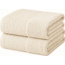 Elif Mira 2'li Büyük Boy Banyo Havlusu 90X150 cm %100 Pamuk Siena Collection 650 gr