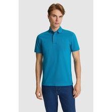 U.s. Polo Assn. Erkek Petrol Tişört Basic 50327003-VR102