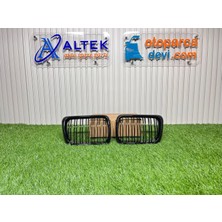 Altek E36  Panjur Piano Siyah Çift Çıtalı 96 - 99