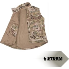 Sturm Mil-Tec Softshell Multi-Kamo Su ve Rüzgar Geçirmez Taktik Outdoor Yelek