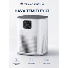 teknokutum Tekno Kutum Akıllı Hava Temizleyici Dokunmatik Ekranlı Sessiz Çalışma