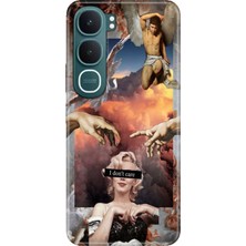 Senada Vivo Y31 5g (V2521) Kılıf Desenli Baskılı Tpu Rubber Kapak Silikon Dont Care