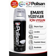 Polisan Emaye Beyaz Sprey Boya 400 ml | Beyaz Eşya, Lavabo, Küvet ve Duşakabin, Teknesi Için
