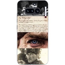 TechTree Nothing Phone (4A) Uyumlu Ata'nın Emaneti Baskılı Silikon Kılıf