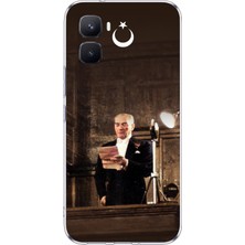 TechTree Infinix Gt 50 Pro Uyumlu Atatürk Ilk Meclis Konuşması Baskılı Silikon Kılıf