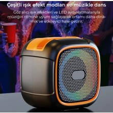 Cash Dukkan Bluetooth Hoparlör Rgb Işıklı Taşınabilir Kablosuz Hoparlör USB Tf Kart Destekli