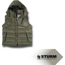 Sturm Mil-Tec Kapüşonlu Çok Cepli Avcı ve Doğa Yeleği Yeşil
