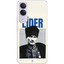 TechTree Vivo V70 Fe Uyumlu Atatürk Lider Baskılı Silikon Kılıf