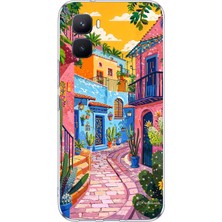 TechTree Infinix Gt 50 Pro Uyumlu Renkli Sanat Sokak Silikon Kılıf Baskılı Silikon Kılıf