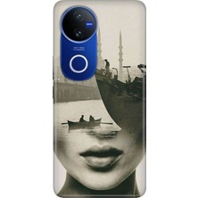 Senada Vivo V50 5g (V2427) Kılıf Desenli Baskılı Tpu Rubber Kapak Silikon Istanbul