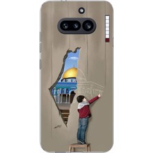 TechTree Nothing Phone (4A) Uyumlu Mescid-I Aksa Duvar Baskılı Silikon Kılıf
