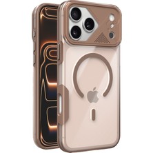 Fuchsia  iPhone 17 Pro Zinko Magsafe Kapak - Çöl Titanyum