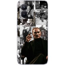 TechTree Infinix Gt 50 Pro Uyumlu Mustafa Kemal Atatürk Kolajları Baskılı Silikon Kılıf