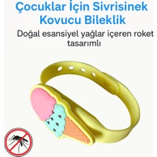Daiso Çocuklar Için Böcek/sivrisinek Kovucu Bileklik–roket Tasarımlı | Doğal ve Şık Koruma, 1 Aylık Koruma