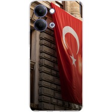 TechTree Vivo Y11D / Y05 4g Uyumlu Dev Türk Bayrağı Baskılı Silikon Kılıf