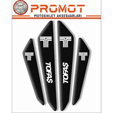 Rebon Moto Design Tofaş Araba Kapı Kolu Sticker 3D Oto Sticker